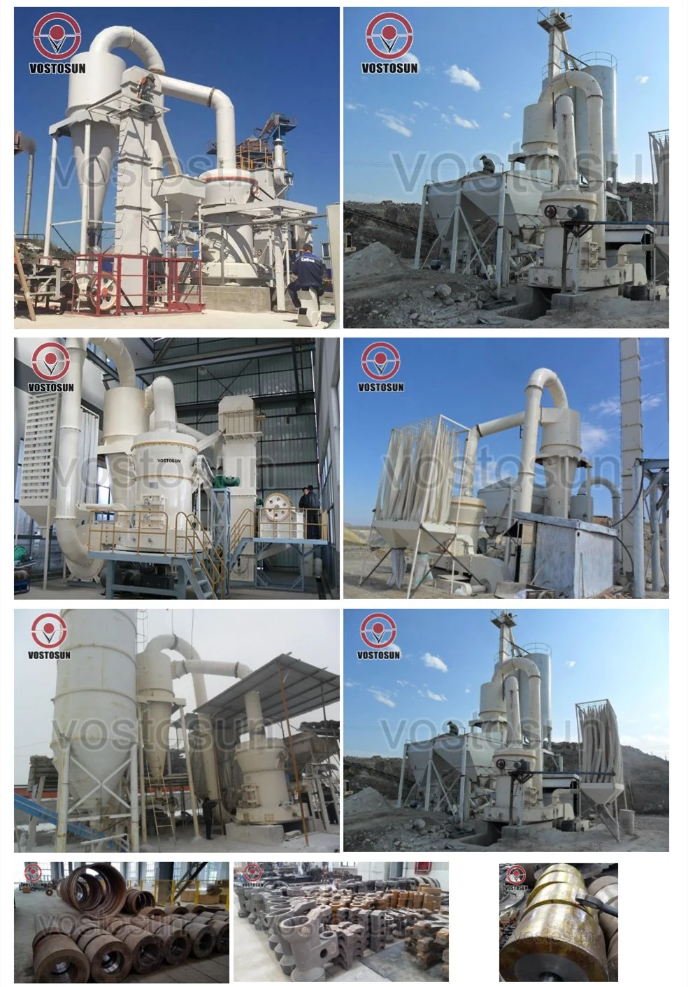 High Pressure Ultra-Fine Raymond Mill Ygm Series Ceramic Stone Raymond Mills Limestone Grinding Mill for Sale