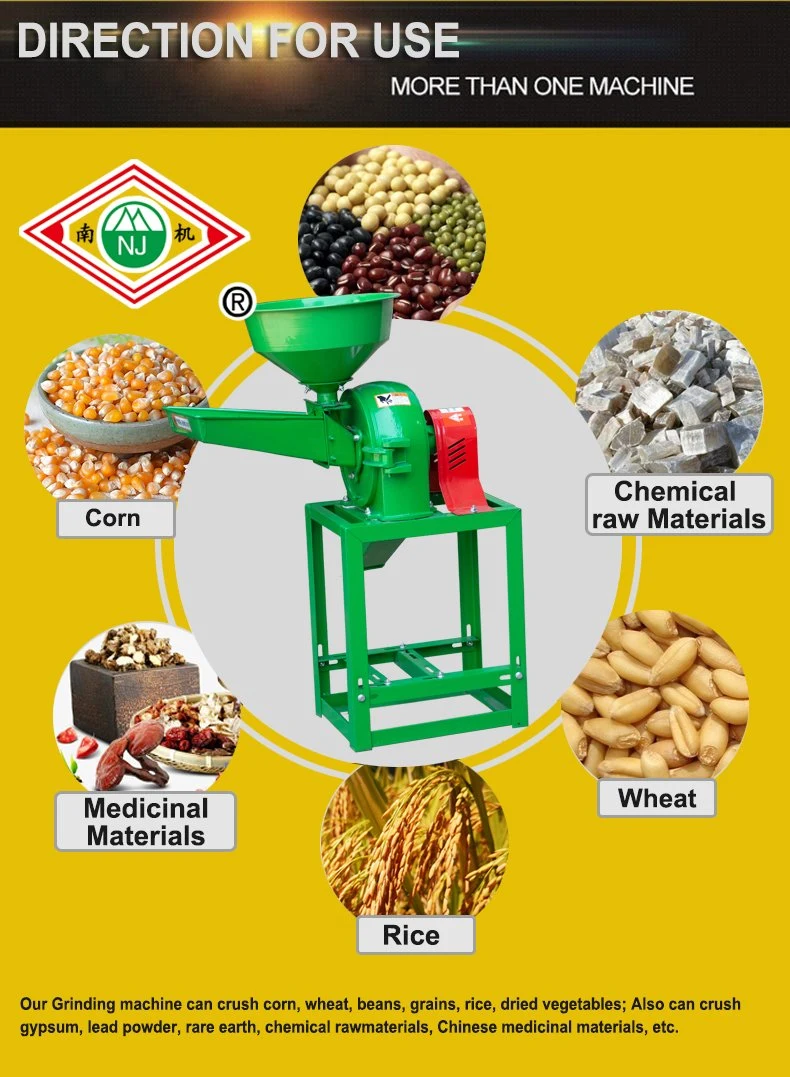 High Quality Crushing Machine Mini Wheat Grinding Maize Flour Milling Making Machinery Grinder Plant Machinery