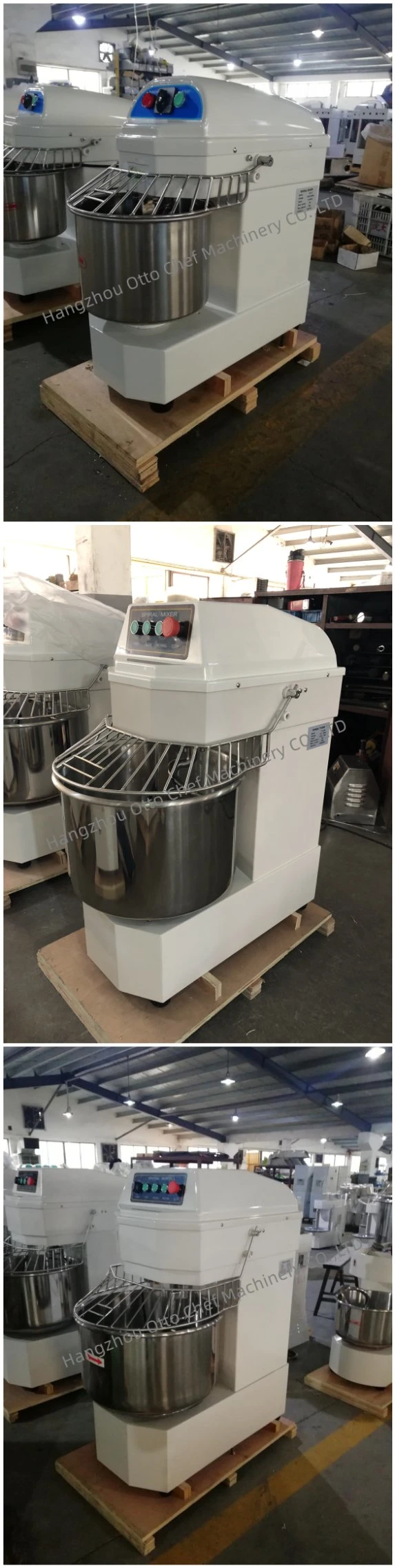 3kg~100kg Bakery Equipment Bread Pizza Cake Mixer Bakery Machine Spiral Mixer Dough Mixer