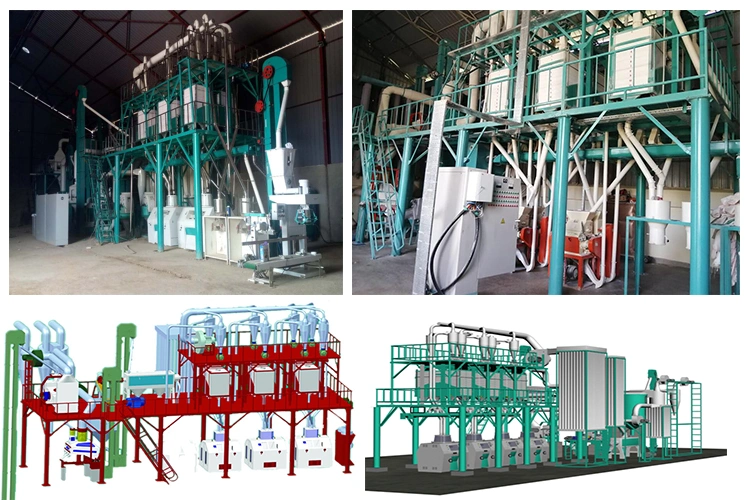 Chinese State-Owned Factory Supply 10-100t/24h Maize Milling Plant Machine