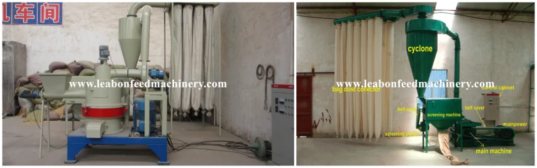 China 180kg/H Wheat Straw Rice Husk Ultra-Fine Wood Flour Making Machine