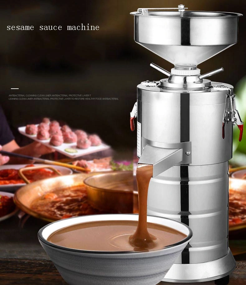 Home Use Automatic Nut Butter Tahini Grinder Sesame Paste Machine Peanut Butter Making Machine