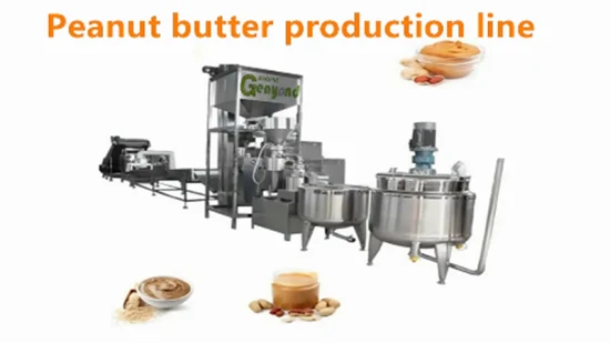 Ligne de production de tahini et de halva/machine de fabrication de beurre d'arachide