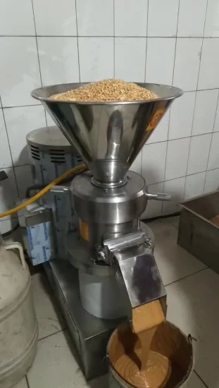 Prix ​​de gros Tahini Making Machine Pâte d'arachide Rectifieuse Tahina Machine à pâte de sésame