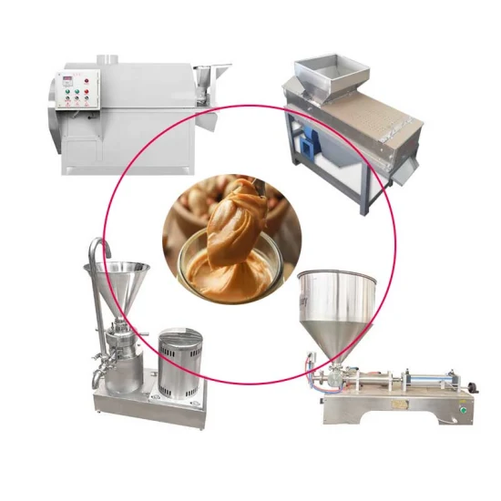 Le broyage de Tahini de sésame faisant la machine ligne de production de beurre d'arachide inoxydable faisant la machine