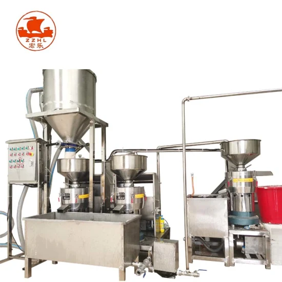 Tofu commercial de broyeur de lait de presse de soja faisant la machine