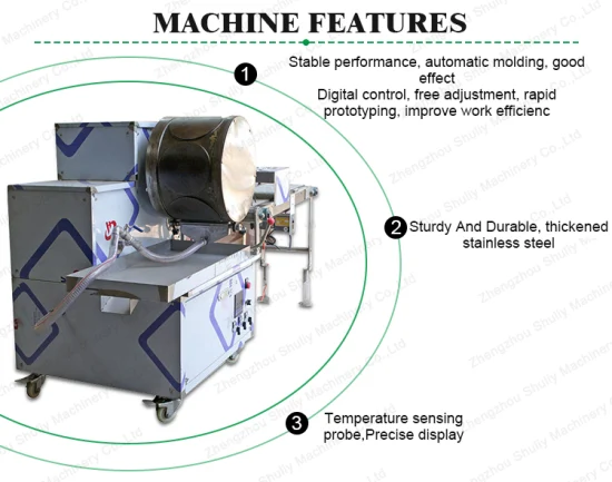 Peau d'emballage de boulette faisant la machine Roti Chapati faisant la machine