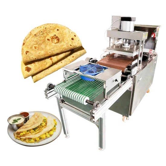 Tortilla de maïs faisant la machine Chapati entièrement automatique de croûte de pain faisant la machine