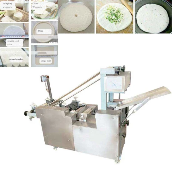 Crêpe de pain plat Chapati Roti en appuyant sur la feuille de pâte de tortilla Presse Making Machine